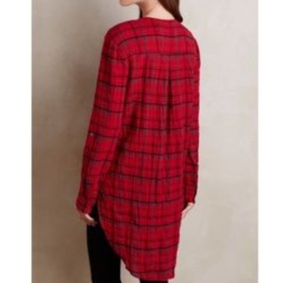 Anthropologie holding horses half penny plaid tunic - Picture 3 of 11